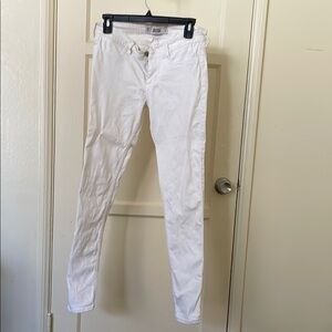 Hollister white Skinny Jeans